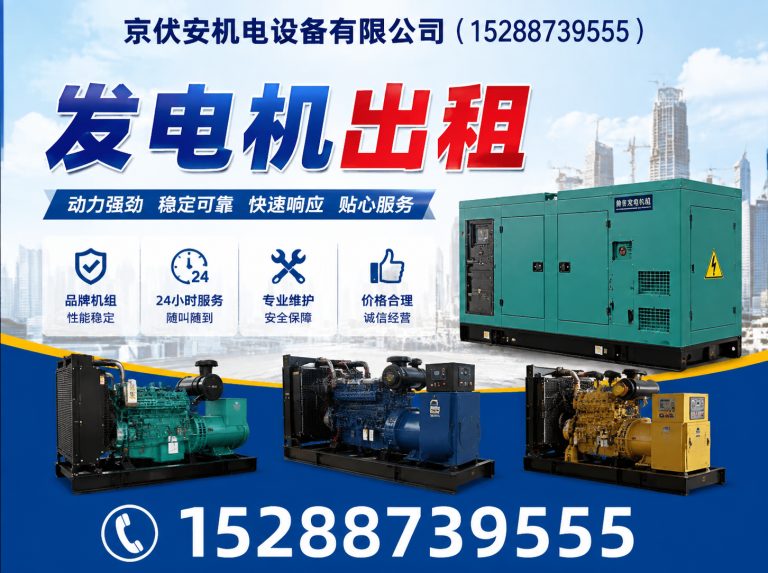 三亚发电机出租展示图