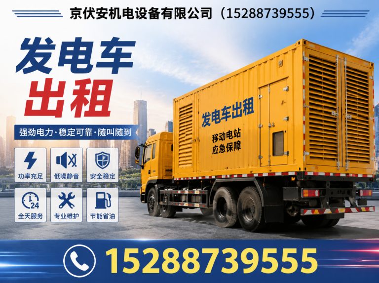 三亚静音发电车租赁展示图