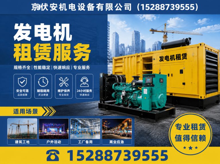 三亚柴油发电机组出租展示图